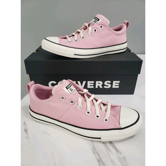 Converse Women's Chuck Taylor All Star Madison Checkered Low Shoes Pink Size 8.5 - Picture 7 of 7